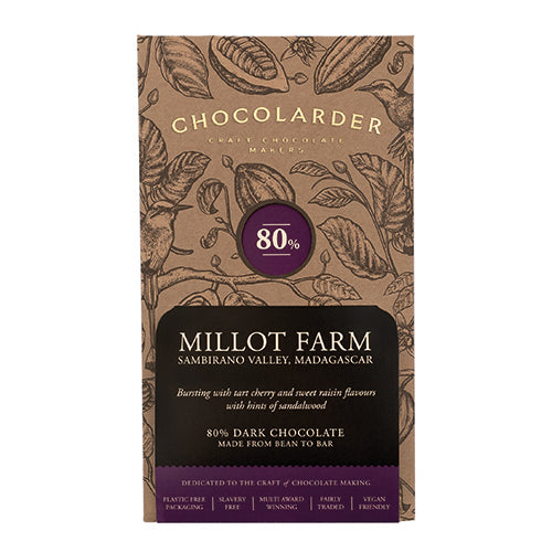Chocolarder Millot Farm 80% Dark   10