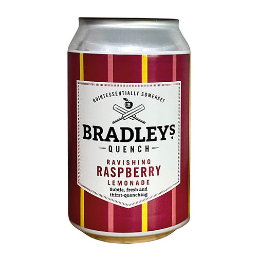 Bradleys Ravishing Raspberry Lemonade 330ml Can   24