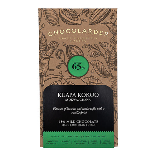 Chocolarder Kuapa Kokoo 65% Milk 70g   10