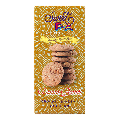 Sweet FA Gluten Free Peanut Butter Cookies 125g   12