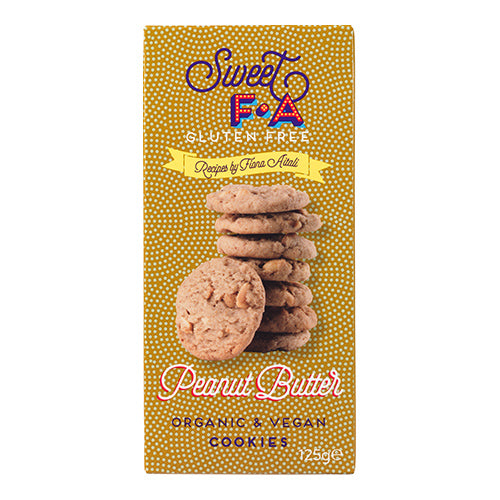 Sweet FA Gluten Free Peanut Butter Cookies 125g   12