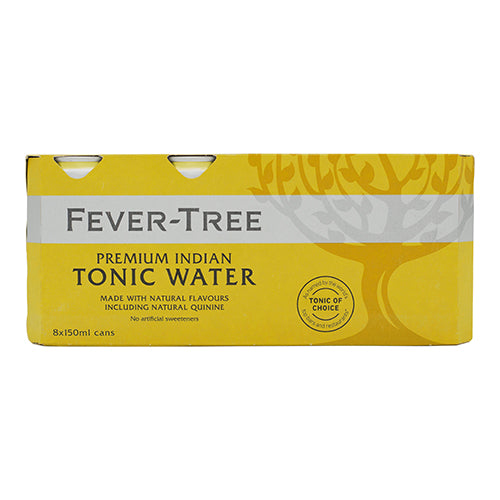 Fever-Tree Indian Tonic Water Cans 3x8 150ml   24