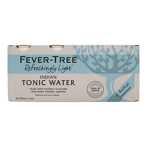 Fever-Tree Refreshingly Light Premium Indian Tonic Water Cans 3x8    24