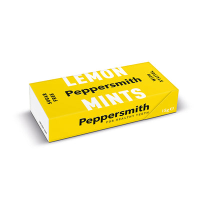 Peppersmith 100% Xylitol Lemon Mints 15g   12