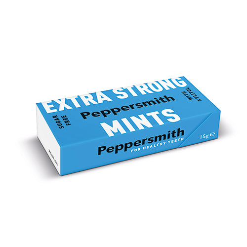 Peppersmith 100% Xylitol Extra Strong Mints 15g   12