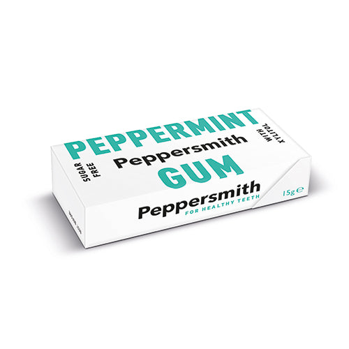 Peppersmith 100% Xylitol Peppermint Gum 15g   12