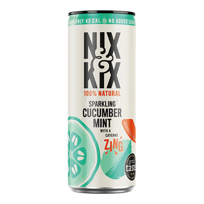 NIX&KIX Cucumber & Mint 250ml Can   24