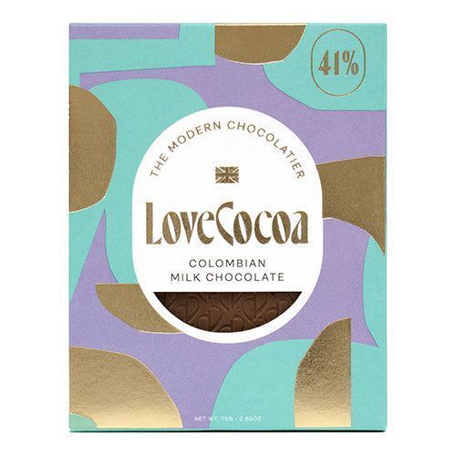 Love cocoa - Milk Chocolate Bar Colombian 41% 75g   12
