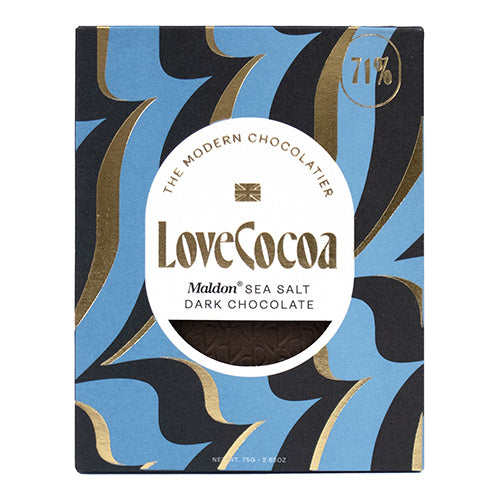 Love cocoa - Maldon Sea Salt Dark Chocolate 75g   12