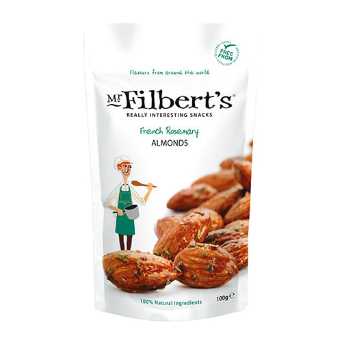 Mr Filberts French Rosemary Almonds 100g   12