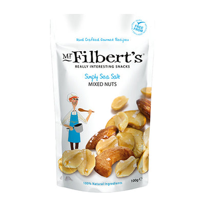 Mr Filberts Simply Sea Salt Mixed Nuts 100g   12