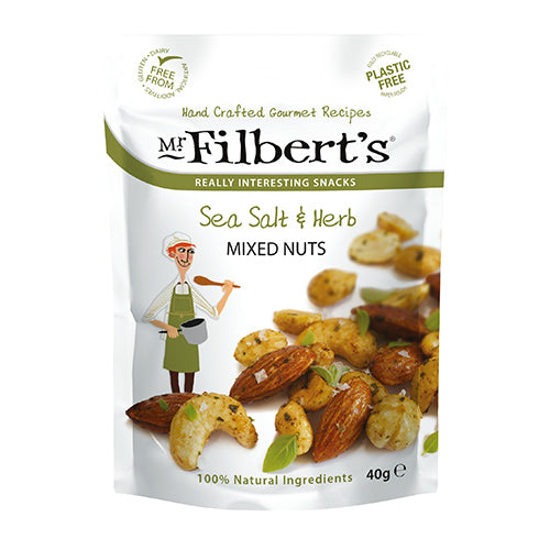Mr Filberts Sea Salt & Herb Peanuts 40g   20