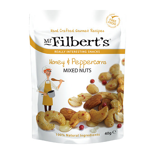 Mr Filberts Honey & Pink Peppercorn Mixed Nuts 40g   20
