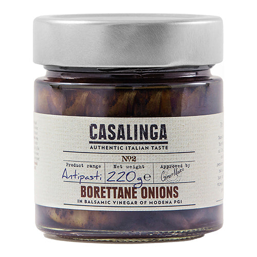 Casalinga Borettane Onions in Balsamic Vinegar PGI 280g   12