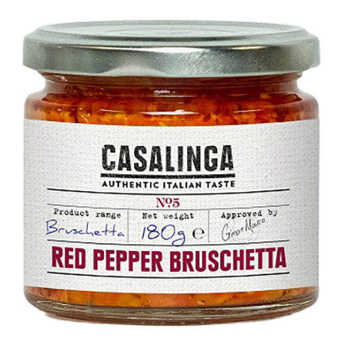 Casalinga Red Pepper Bruschetta 180g   12