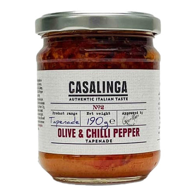Casalinga Olive and Hot Pepper Tapenade 190g   6