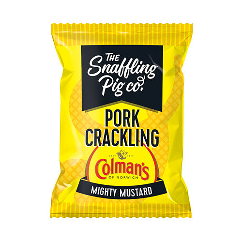 Snaffling Pig Ham & Colman’s Mustard Crackling Packets 45g   12