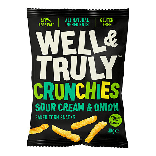 Well&Truly Crunchy Sour Cream and Onion Sticks 30g   10
