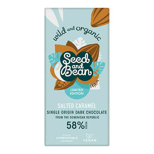 Seed&Bean Dark 58% Organic Sea Salt and Caramel   10