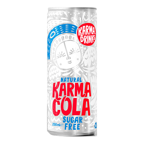 Karma Cola Sugar Free Can 250ml   24