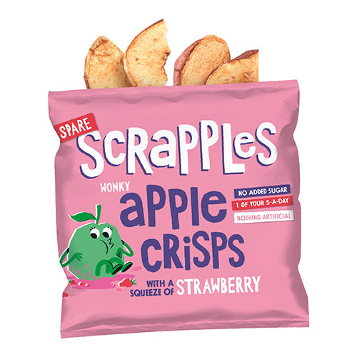 Spare Snacks Kids Apple & Strawberry Crisps 12g