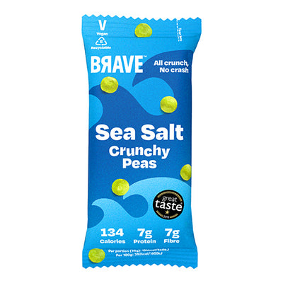 Brave Roasted Peas Sea Salt 35g   12