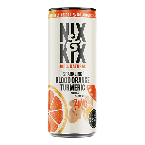 NIX&KIX Blood Orange & Turmeric 250ml Can   24