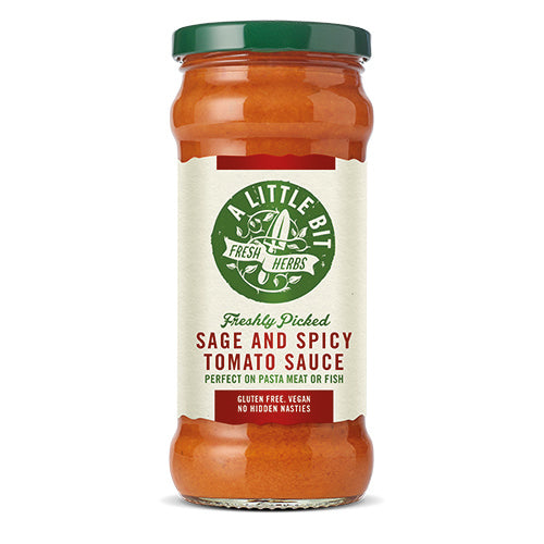 A Little Bit Food Co.Fresh Sage & Spicy Tomato Pasta Sauce 325g   6