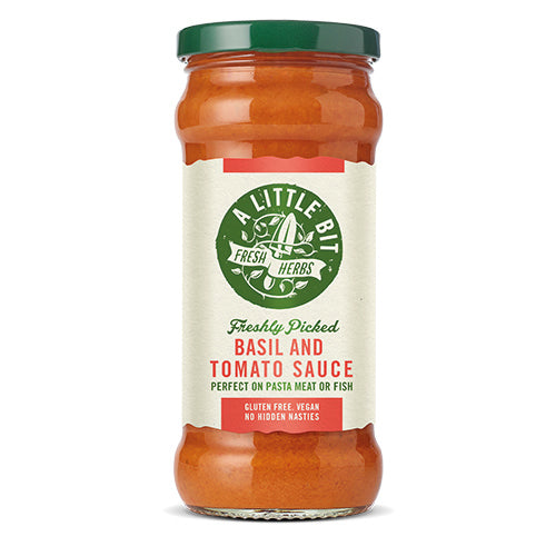A Little Bit Food Co.Fresh Basil & Tomato Pasta Sauce 325g   6