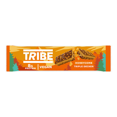 TRIBE Honeycomb Triple Decker Protein Bar 40g   12