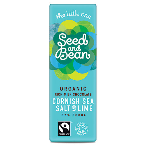 Seed&Bean Milk 37% Cornish Sea Salt & Tropical Lime 25g Mini Bar   30