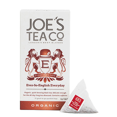 Joe's Tea Co. Ever-So-English Everyday Organic   6 x 15ct