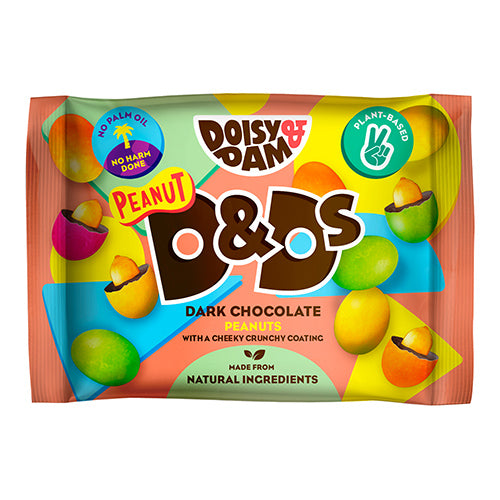 Doisy and Dam Peanut D&Ds - Dark Chocolate Covered Peanuts Impulse Bag 30g   18
