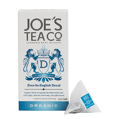 Joe's Tea Co. Ever-So-English Decaf Organic   6 x 15ct