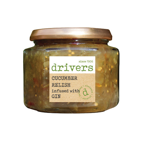 Drivers Cucumber Relish Infused With Gin 350g   6