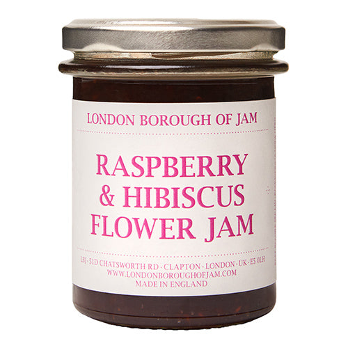 London Borough of Jam Raspberry & Hibiscus Jam 220g   6