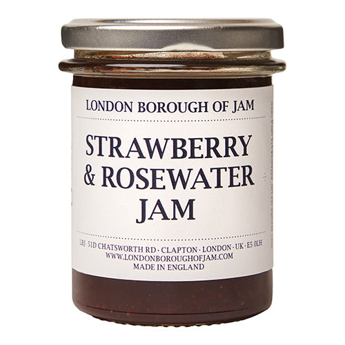 London Borough of Jam Strawberry & Rosewater Jam 220g   6