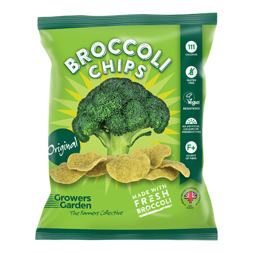Growers Garden Broccoli Crisps 24g Bag   24