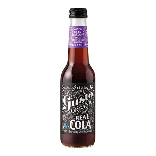 Gusto Organic Real Cola 275ml Bottle   12