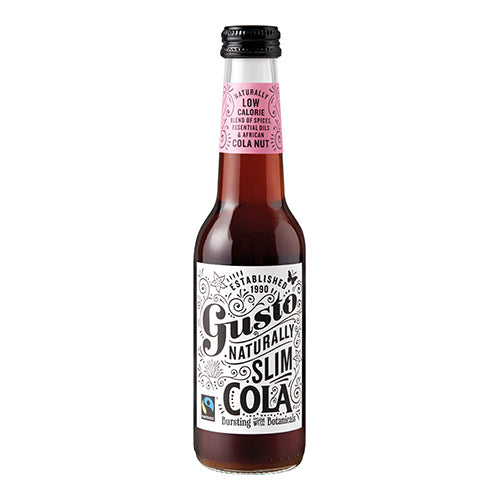Gusto Organic Naturally Slim Cola 275ml Bottle   12