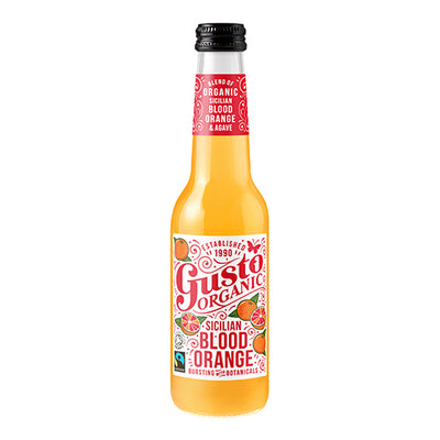 Gusto Organic Sicilian Blood Orange 275ml Bottle   12