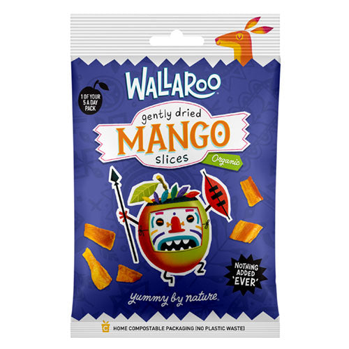 Wallaroo Organic Gently Dried Mango Slices 30g   10