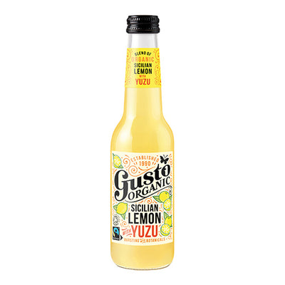 Gusto Organic Sicilian Lemon with Yuzu 275ml Bottle   12