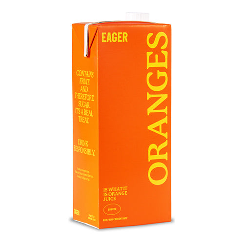 Eager Orange (smooth) Juice 1L   8