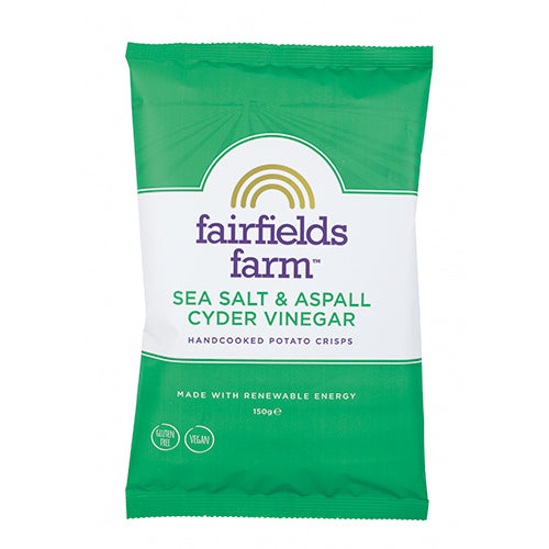 Fairfields Farm Crisps Salt & Aspell Cyder Vinegar Crisps 150g   10