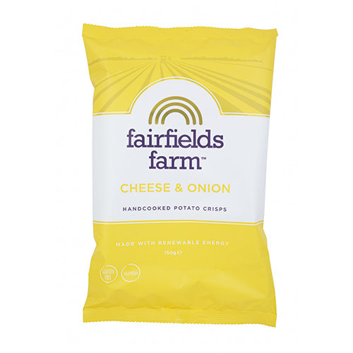 Fairfields Farm Crisps Cheese & Onion Crisps 150g   10