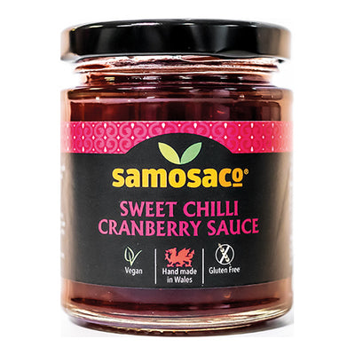 Samosaco Sweet Chilli Cranberry Sauce 210g   6