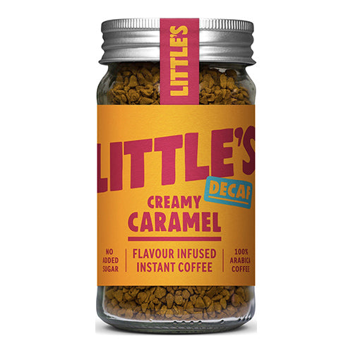 Little's Decaf Creamy Caramel Flavour Infused Instant Coffee 50g   6