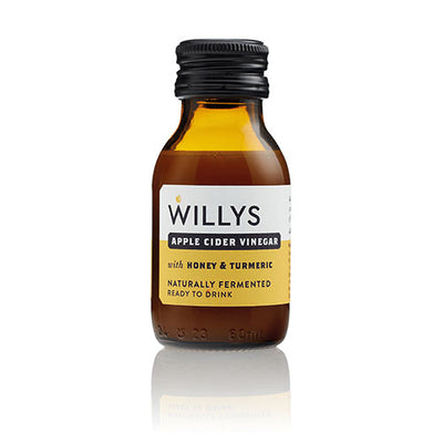 Willy's Organic Turmeric & Black Pepper with ACV Shots 60ml   15