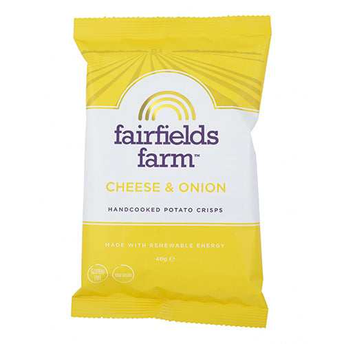 Fairfields Farm Crisps Cheese & Onion Crisps 40g  36